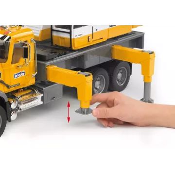 Caminhão-guindaste Bruder MACK Granite Liebherr - .Imagem