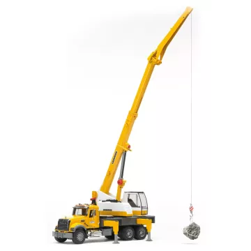 Camion cu macara Bruder MACK Granite Liebherr - .foto