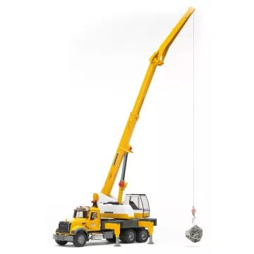 Caminhão-guindaste Bruder MACK Granite Liebherr - .Imagem