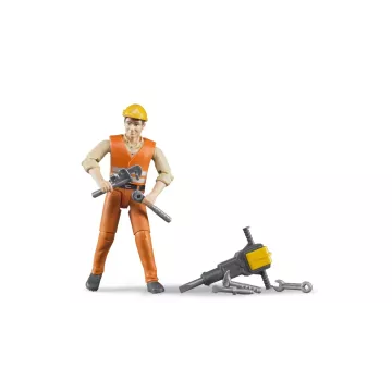 Bruder bworld Muncitor în construcții cu accesorii - .foto