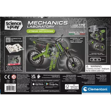 Clementoni: Știință și joc – Set de construcție motor - .foto