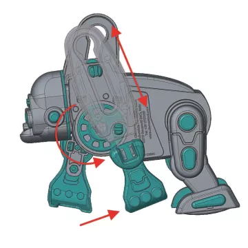Clementoni: Tudomány és játék - Gorilla robot építő készlet - . kép