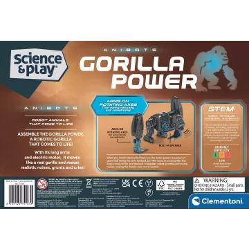 Clementoni: Știință și joc - Set de construit robot gorilă - .foto