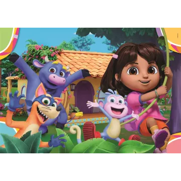 Clementoni: Dora, exploratoarea puzzle - 2 x 20 piese - .foto