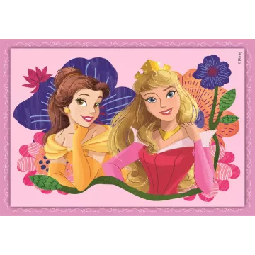 Clementoni: Disney hercegnők - 4 az 1-ben puzzle - . kép