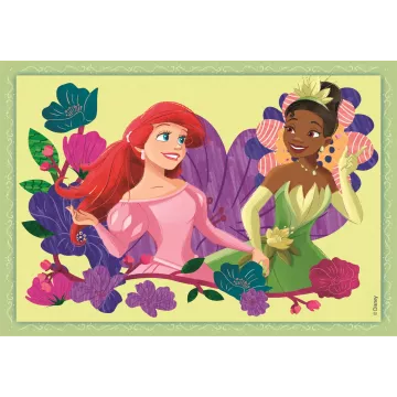 Clementoni: Disney hercegnők - 4 az 1-ben puzzle - . kép