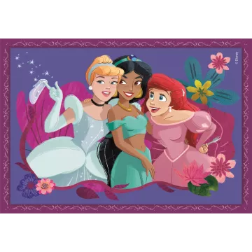 Clementoni: Prințesele Disney - puzzle 4 în 1 - .foto