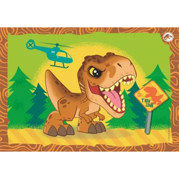 Clementoni: Jurassic World - 4 az 1-ben puzzle - . kép