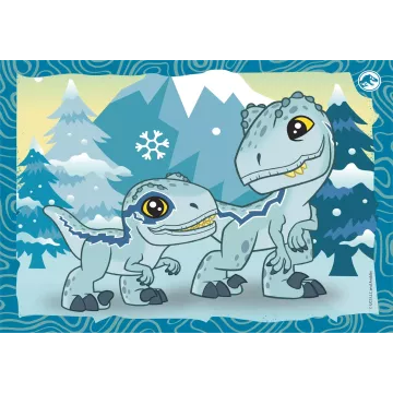Clementoni: Jurassic World - 4 az 1-ben puzzle - . kép