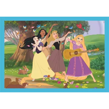 Clementoni: Prințese Disney - puzzle 4 în 1 - .foto
