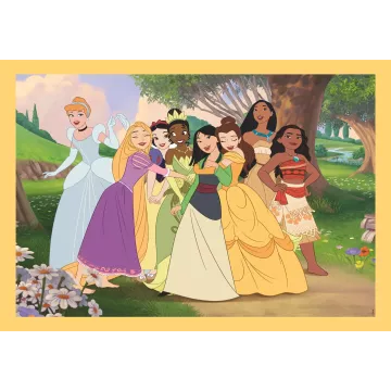 Clementoni: Disney hercegnők - 4 az 1-ben puzzle - . kép