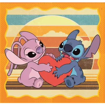 Clementoni: Stitch puzzle - 3 x 48 db-os - . kép