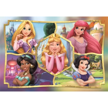 Clementoni: puzzle cu prințese Disney – 104 piese - .foto