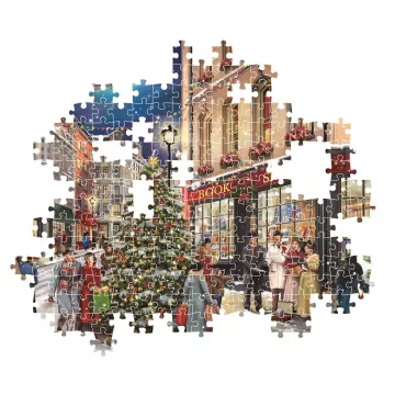 Clementoni: Plimbare de Crăciun puzzle - 1000 piese - .foto