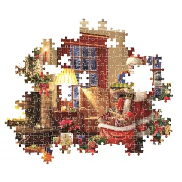 Clementoni: Mikulás látogatása puzzle - 1000 db-os - . kép