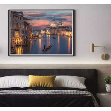 Clementoni: Puzzle Canal Grande la apus – 2000 de piese - .foto
