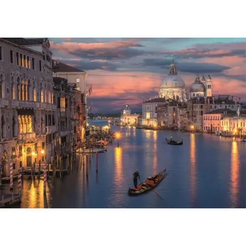 Clementoni: Puzzle Canal Grande la apus – 2000 de piese - .foto
