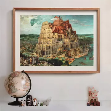 Clementoni: Múzeum - Bábel tornya puzzle - 1500 db-os - . kép