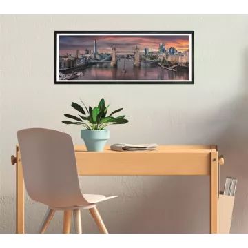 Clementoni: Keresztül a folyón panoráma puzzle - 1000 db-os - . kép