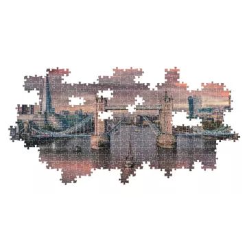 Clementoni: Keresztül a folyón panoráma puzzle - 1000 db-os - . kép