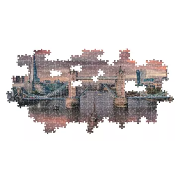 Clementoni: Keresztül a folyón panoráma puzzle - 1000 db-os - . kép
