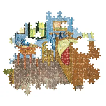 Clementoni: Muzeu - Dormitorul lui Van Gogh puzzle - 1000 piese - .foto