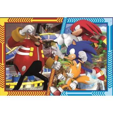 Clementoni: Sonic, a sündisznó puzzle - 180 db-os - . kép