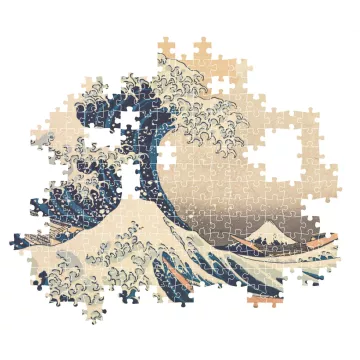 Clementoni: Muzeu - Hokusai, Marea cea mare puzzle - 1000 piese - .foto