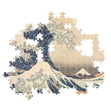 Clementoni: Múzeum - Hokusai, a nagy hullám puzzle - 1000 db-os - . kép