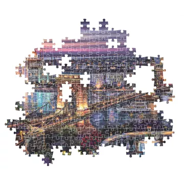 Clementoni: Luminile Dunării puzzle - 1000 piese - .foto