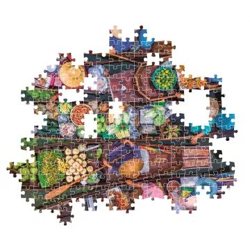 Clementoni: Thai úszó piac puzzle - 1000 db-os - . kép