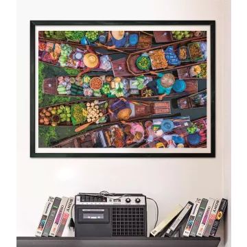 Clementoni: Thai úszó piac puzzle - 1000 db-os - . kép