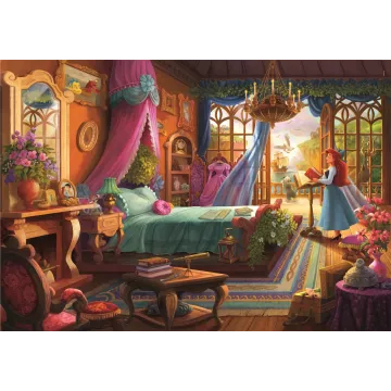 Clementoni: Ever After - Ariel puzzle - 500 de piese - .foto
