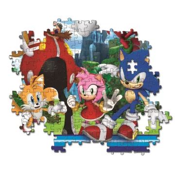 Clementoni: Sonic, a sündisznó puzzle - 300 db-os - . kép