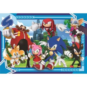 Clementoni: Sonic, a sündisznó puzzle - 300 db-os - . kép