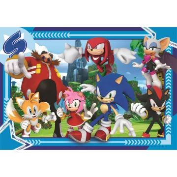 Clementoni: Sonic, a sündisznó puzzle - 300 db-os - . kép
