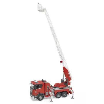 Bruder Scania Super 560R vatrogasno vozilo s ljestvama, vodenom pumpom te svjetlosnim i zvučnim modulom - .slika
