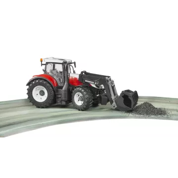 Bruder Steyr 6300 Terrus CVT homlokrakodóval - . kép
