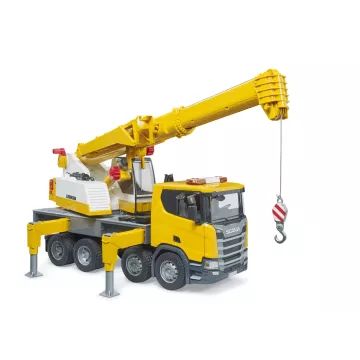 Bruder Scania Super 560R Liebherr Kranlastwagen mit Licht- und Soundmodul - . bild aus