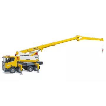 Bruder Scania Super 560R Liebherr darus teherautó fény- és hangmodullal - . kép