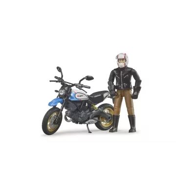Bruder Scrambler Ducati Desert Sled com condutor - .Imagem