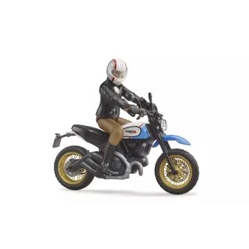 Bruder Scrambler Ducati Desert Sled com condutor - .Imagem