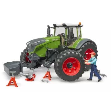 Bruder Fendt 1050 Vario z mechanikiem i wyposażeniem warsztatowym - .zdjęcie 