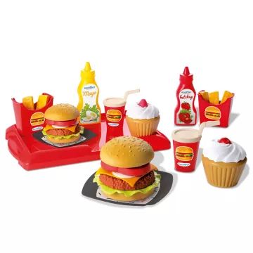 Ecoiffier: Set de hamburger în cutie de depozitare - .foto