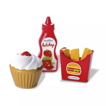 Ecoiffier: Set de hamburger în cutie de depozitare - .foto