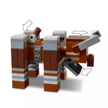 LEGO® Minecraft® Turnul de veghe al Jefuitorului și Nimicitorul 21278-AMBALAJ DETERIORAT - .foto