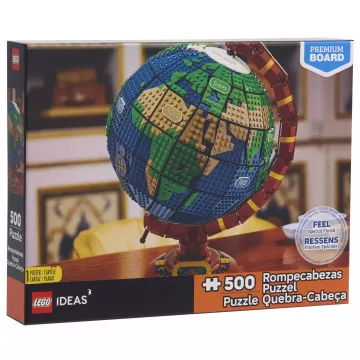 LEGO 500 db-os kirakó-Földgömb- CSOMAGOLÁSSÉRÜLT - . kép