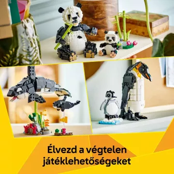 LEGO® Creator 3in1 Vadállatok: Pandacsalád 31165-CSOMAGOLÁSSÉRÜLT - . kép