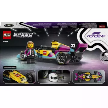 LEGO® Speed Champions F1 ACADEMY mașină de curse LEGO® 77258 – AMBALAJ DETERIORAT - .foto