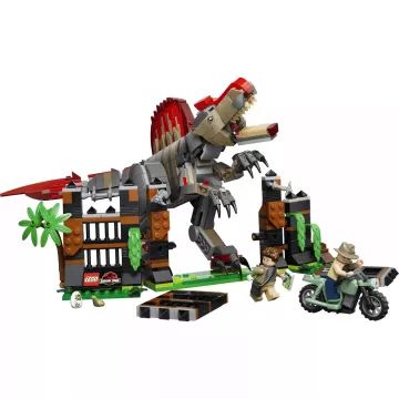 LEGO® Jurassic World Menekülés a spinosaurus elől 77982-CSOMAGOLÁSSÉRÜLT - . kép